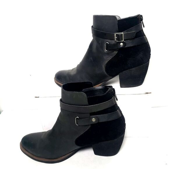 Korks by Kork-Ease Rohit Strap Bootie Black‎ Womans size 7.5 - Picture 3 of 13